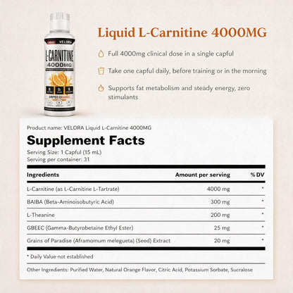 Liquid L-Carnitine 4000MG